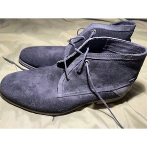 Joes Jeans Mens Black Suede Chukka Boots JF302C13 Lace Up Desert Boots Size 9